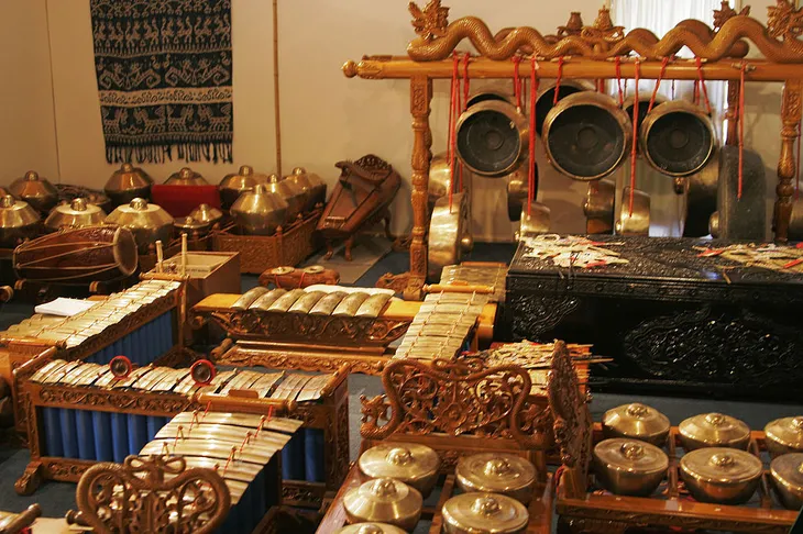 Alat musik Gamelan Kyai Cipinang Besar Selatan